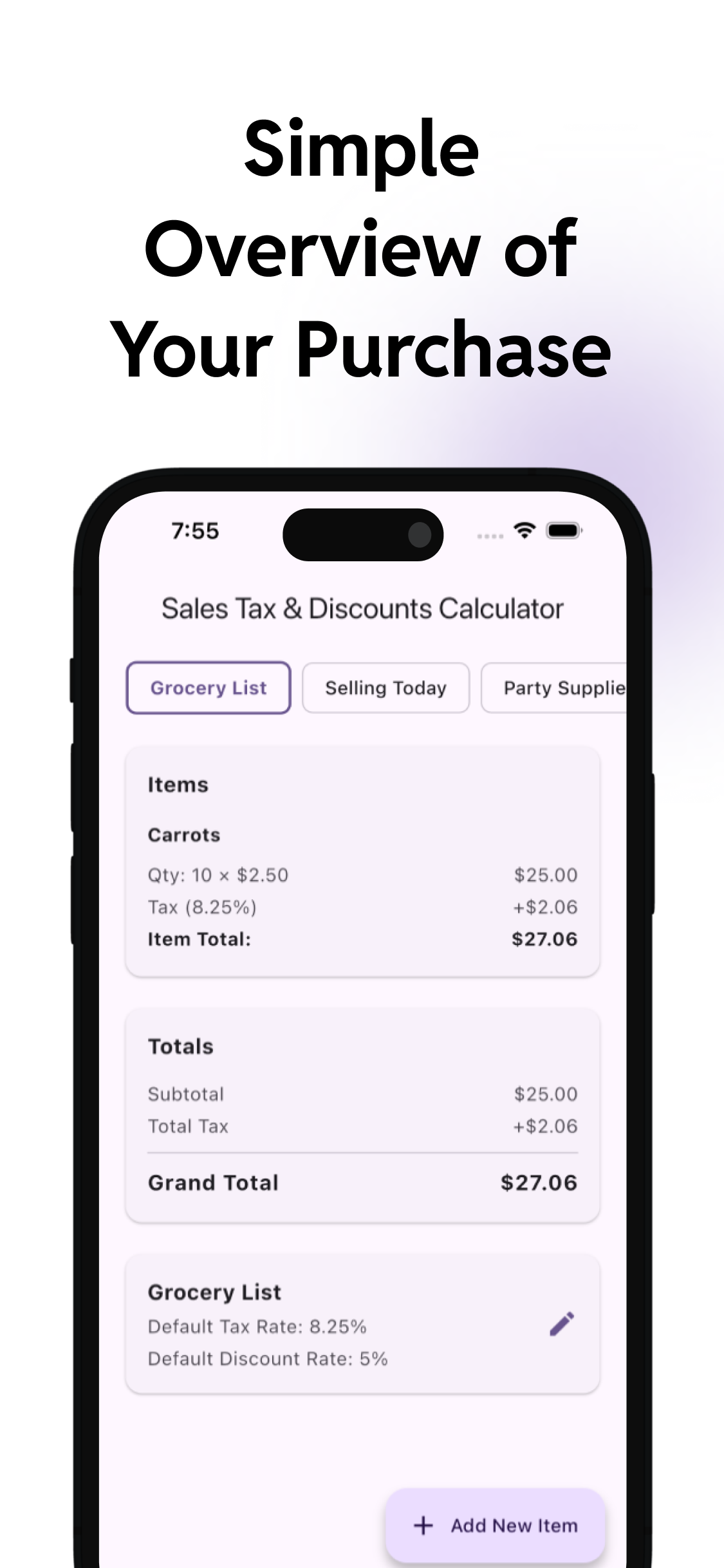 Tax Calculator preview 1