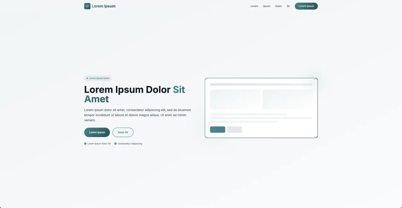 Pulse template preview - Bold professional website design with vibrant color palette and strong visual hierarchy for small businesses